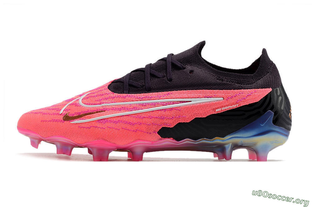 Nike Phantom GX Elite FG Football Boots - Pink/Black 3