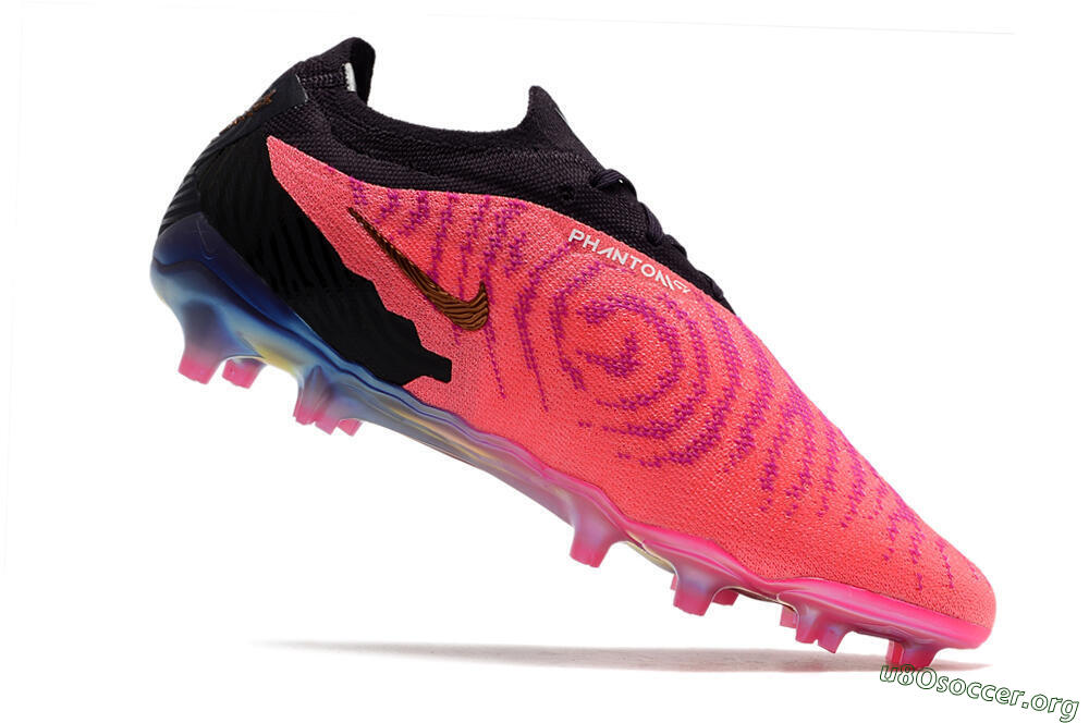 Nike Phantom GX Elite FG Football Boots - Pink/Black 4