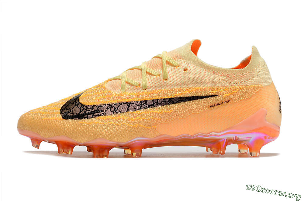 Nike Phantom GX Elite FG Football Boots - Orange/Black 3