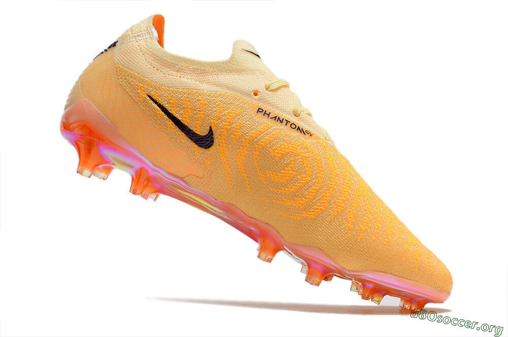 Nike Phantom GX Elite FG Football Boots - Orange/Black 4