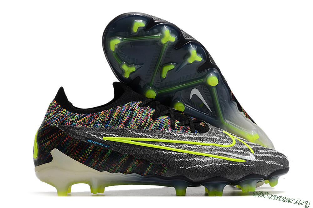 Nike Phantom GX Elite FG Football Boots - Grey/Rainbow 2
