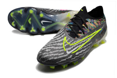 Nike Phantom GX Elite FG Football Boots - Grey/Rainbow