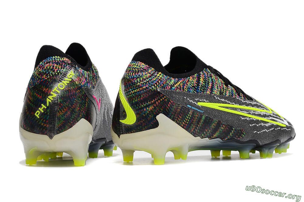 Nike Phantom GX Elite FG Football Boots - Grey/Rainbow 6