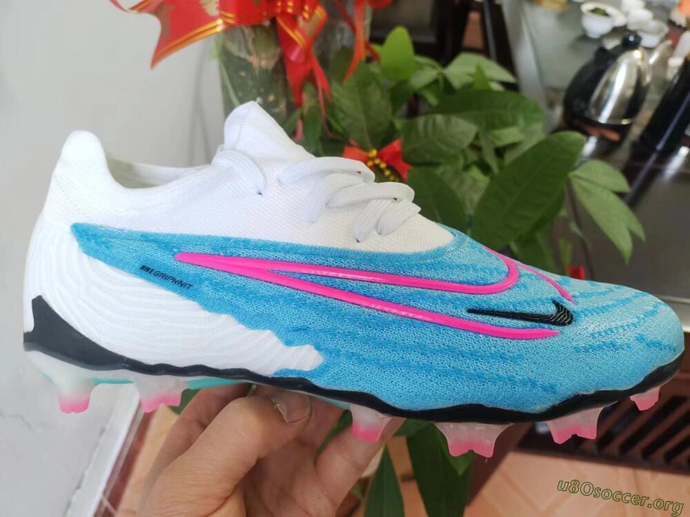 Nike Phantom GX Elite FG Football Boots - Blue/White/Pink