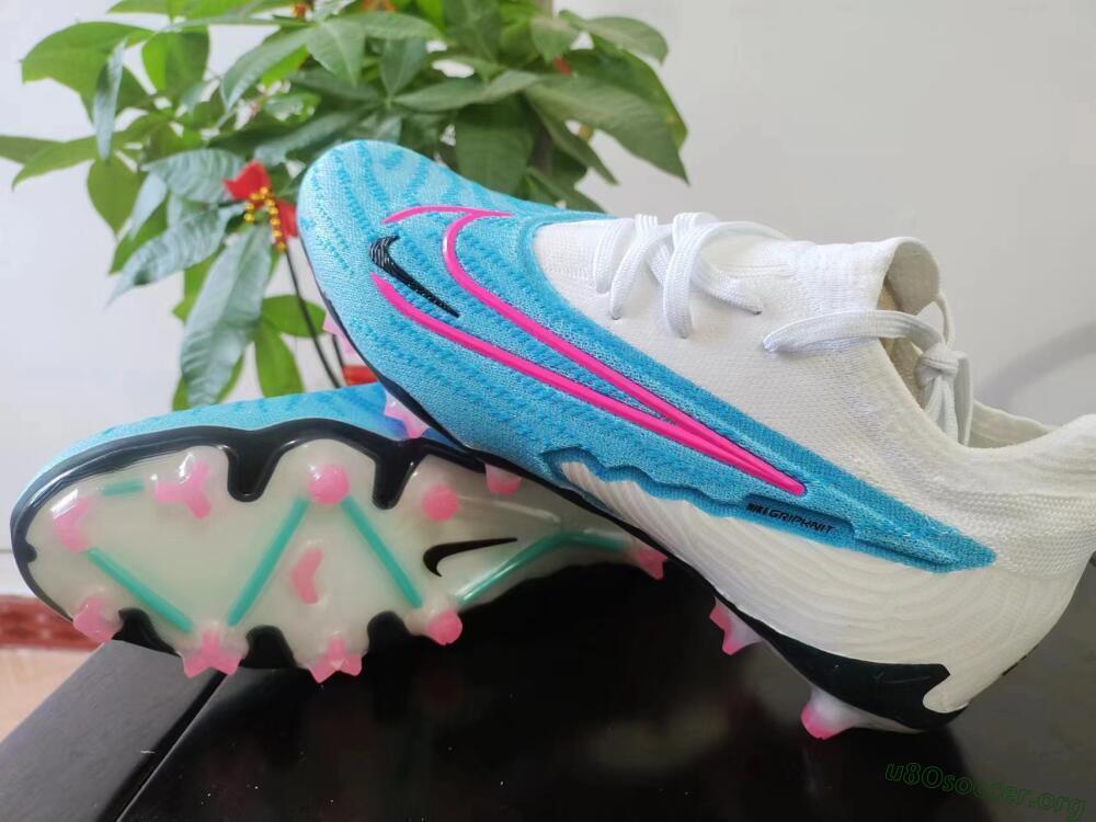 Nike Phantom GX Elite FG Football Boots - Blue/White/Pink