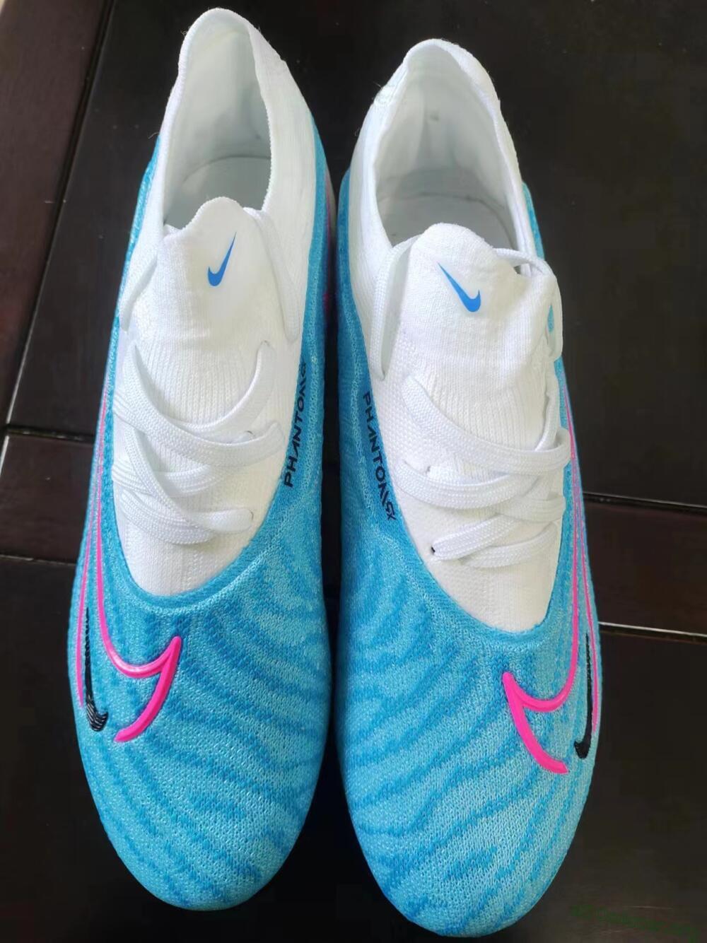 Nike Phantom GX Elite FG Football Boots - Blue/White/Pink