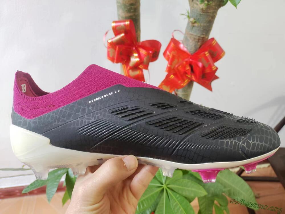 Adidas Predator Accuracy+ FG Football Boots - Black/White/Pink