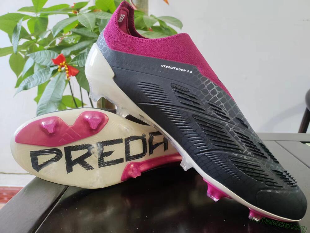 Adidas Predator Accuracy+ FG Football Boots - Black/White/Pink