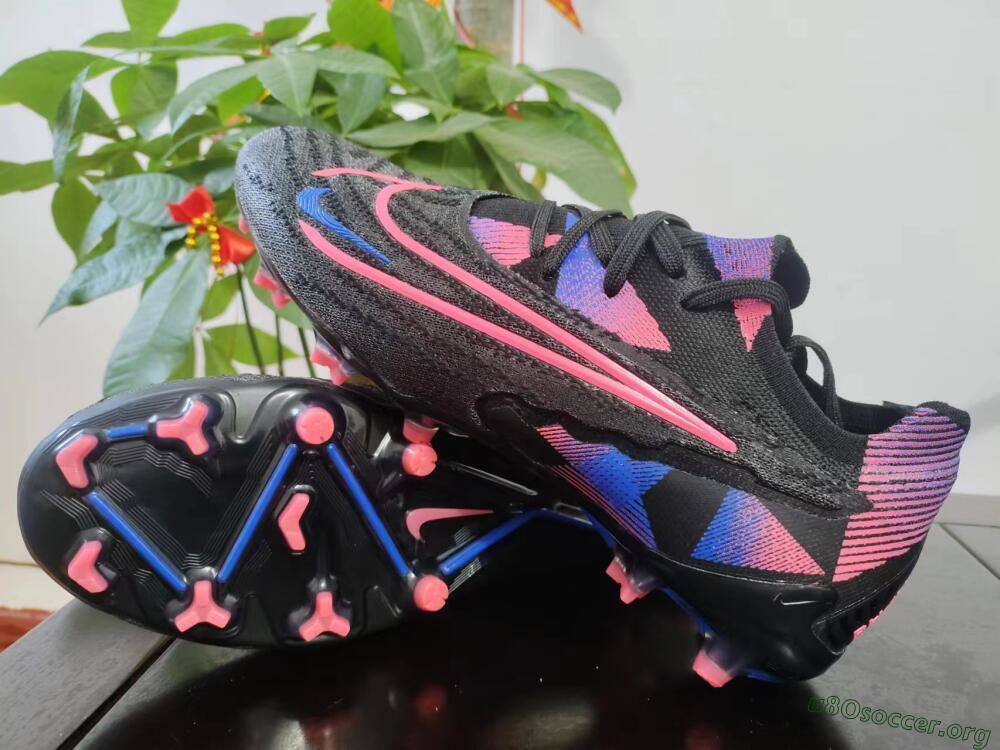 Nike Phantom GX Elite FG Football Boots - Black/Pink/Blue
