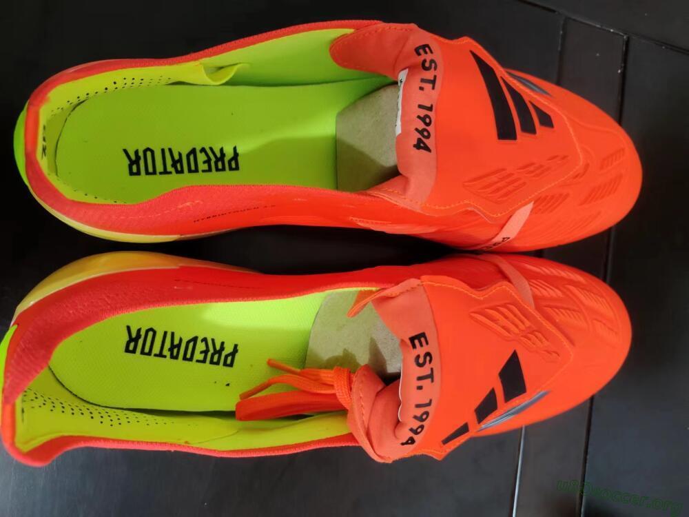 Adidas Predator Elite Foldover Tongue FG Football Boots - Red/Black/Yellow