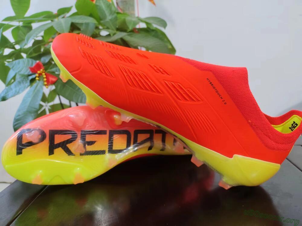 Adidas Predator Accuracy+ FG Football Boots - Red/Black/Blue