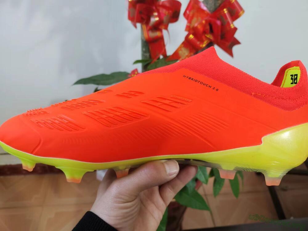 Adidas Predator Accuracy+ FG Football Boots - Red/Black/Blue