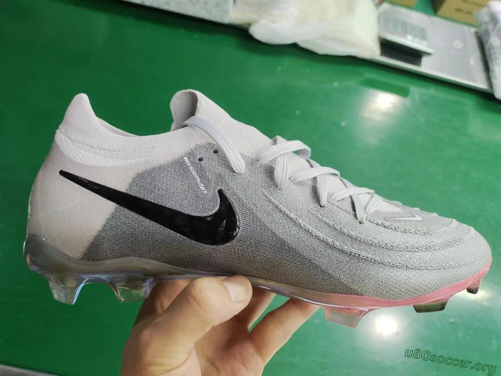 Nike Phantom Luna Elite NU FG Football Boots - Grey/Black/Blue