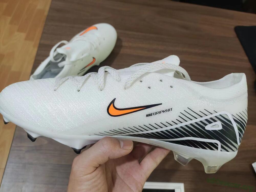 Nike Air Zoom Mercurial Vapor 16 Elite FG Football Boots - White/Orange/Black