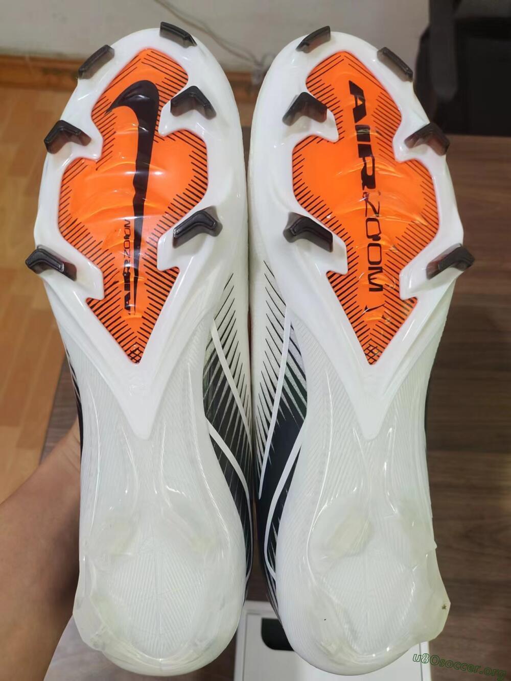Nike Air Zoom Mercurial Vapor 16 Elite FG Football Boots - White/Orange/Black
