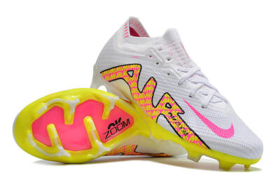 Nike Air Zoom Mercurial Vapor 15 Elite FG Football Boots - White/Orange