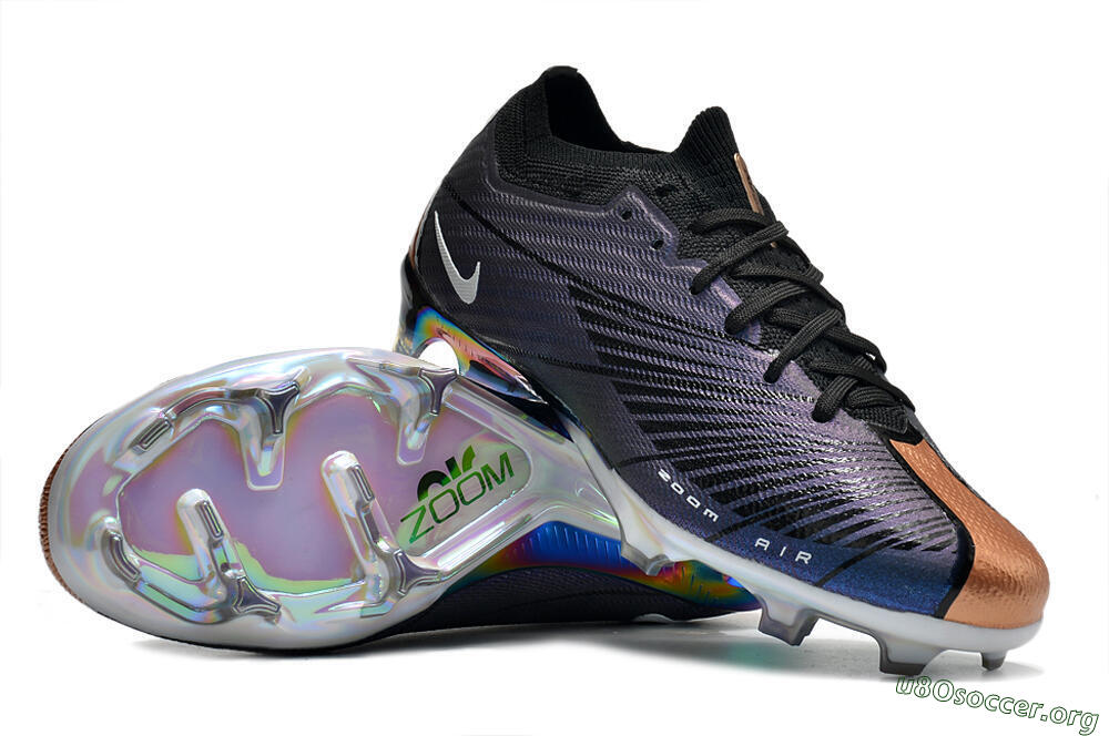 Nike Air Zoom Mercurial Vapor 15 Elite FG Football Boots - Blue/Black 1