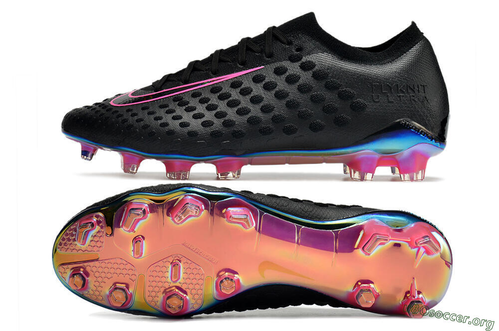 Nike Phantom Ultra Venom FG Football Boots - Black/Pink 1