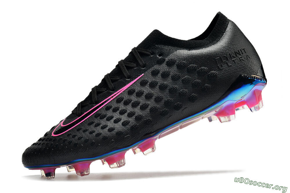 Nike Phantom Ultra Venom FG Football Boots - Black/Pink 5