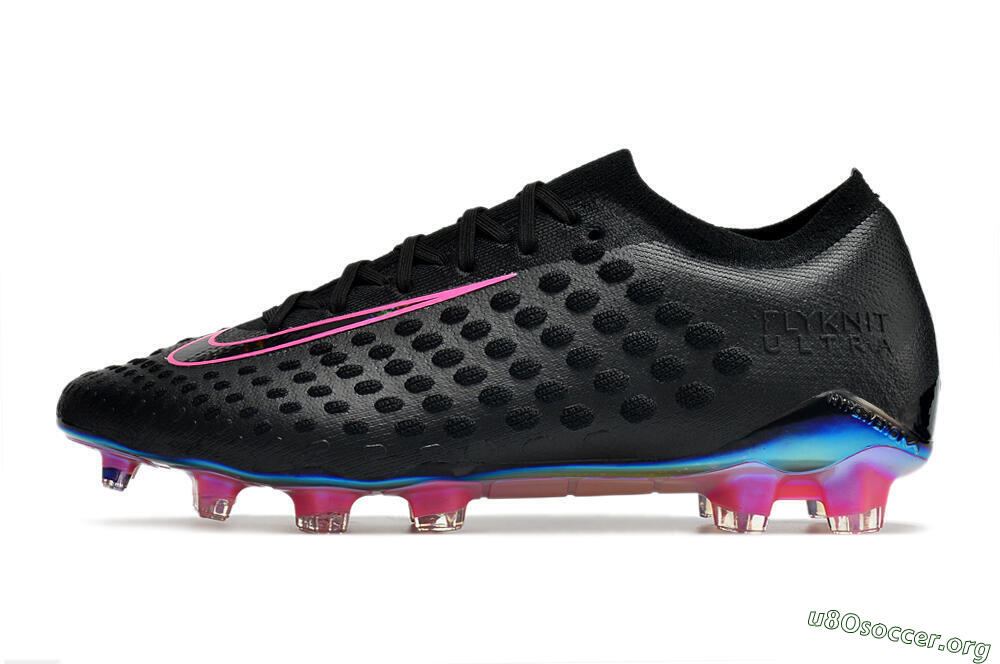 Nike Phantom Ultra Venom FG Football Boots - Black/Pink 3