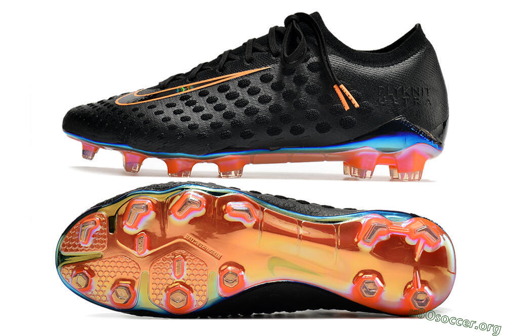 Nike Phantom Ultra Venom FG Football Boots - Black/Orange 1