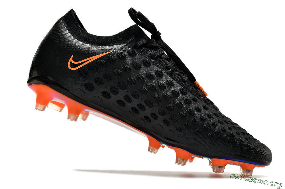 Nike Phantom Ultra Venom FG Football Boots - Black/Orange 4