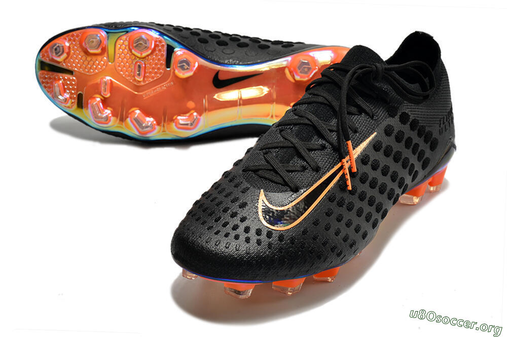 Nike Phantom Ultra Venom FG Football Boots - Black/Orange 0