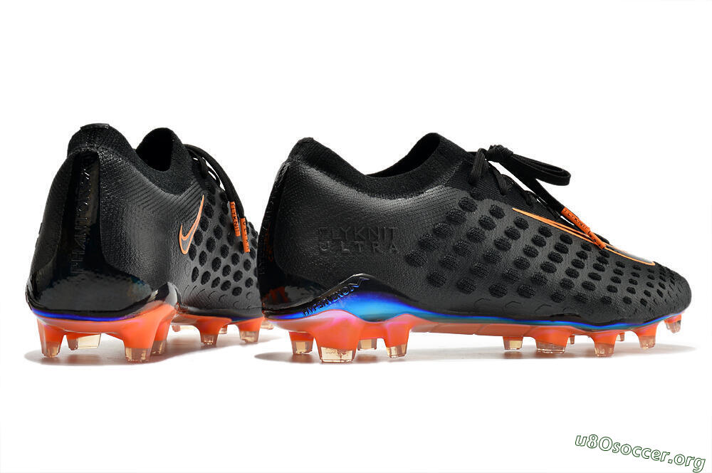 Nike Phantom Ultra Venom FG Football Boots - Black/Orange 6