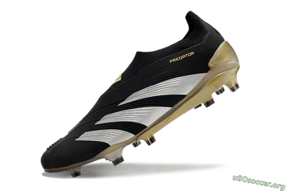 Adidas Predator Accuracy+ FG Football Boots - Black/White/Gold 5