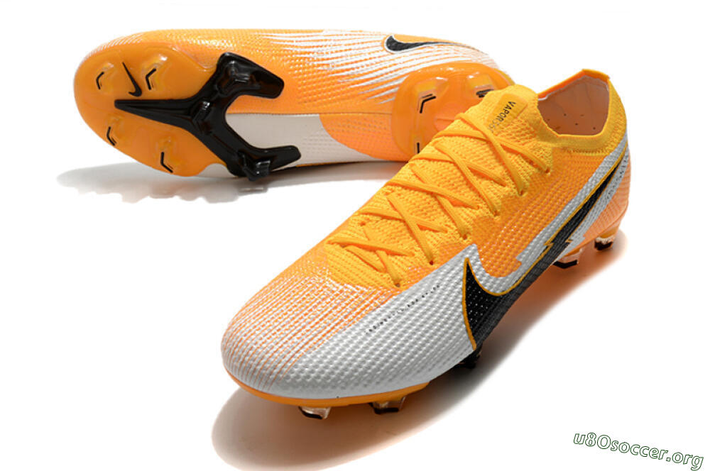 Nike Air Zoom Mercurial Vapor 13 Elite FG Football Boots - Orange/White/Black 0