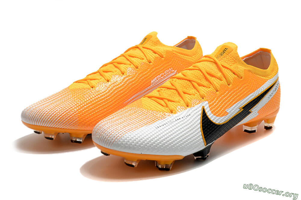 Nike Air Zoom Mercurial Vapor 13 Elite FG Football Boots - Orange/White/Black 5