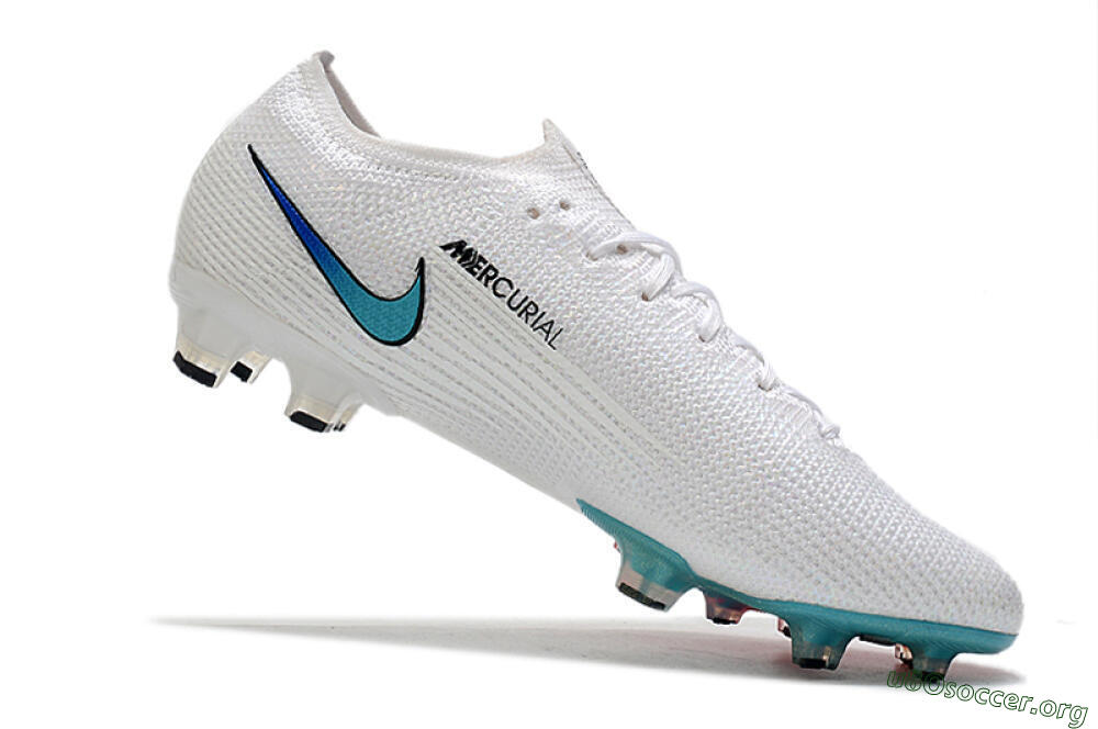 Nike Air Zoom Mercurial Vapor 13 Elite FG Football Boots - White/Red/Blue 7