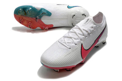 Nike Air Zoom Mercurial Vapor 13 Elite FG Football Boots - White/Red/Blue