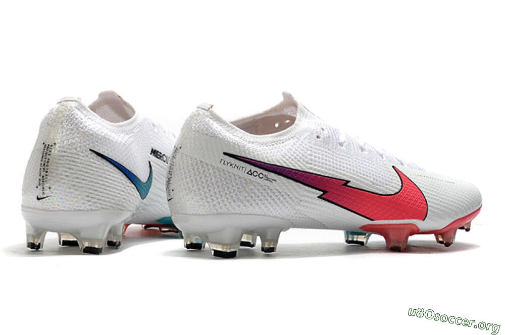 Nike Air Zoom Mercurial Vapor 13 Elite FG Football Boots - White/Red/Blue 9
