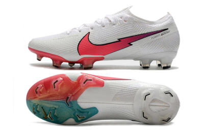 Nike Air Zoom Mercurial Vapor 13 Elite FG Football Boots - White/Red/Blue