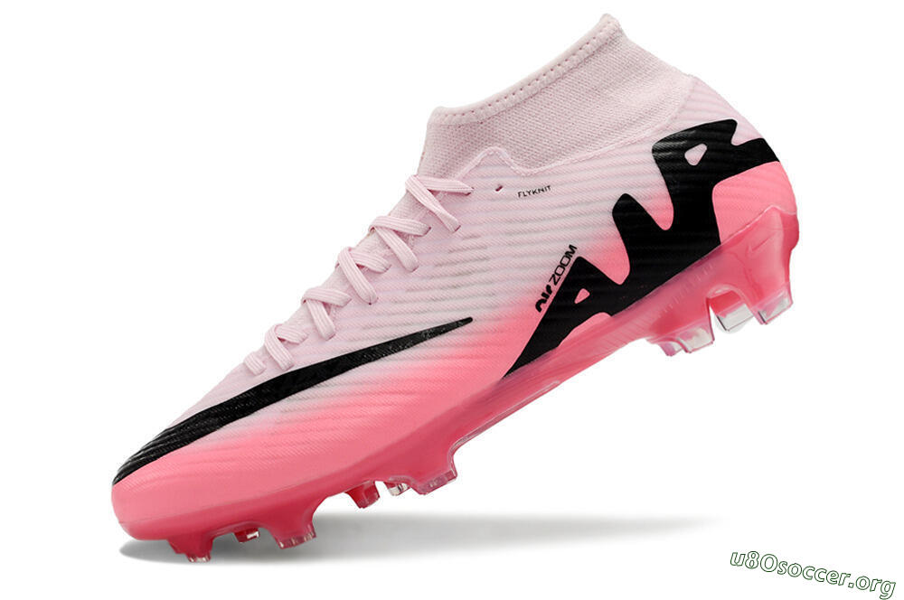 Nike Air Zoom Mercurial Superfly 9 Academy FG Football Boots - Pink/Black 5