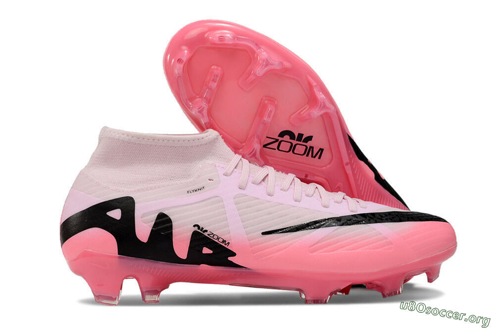 Nike Air Zoom Mercurial Superfly 9 Academy FG Football Boots - Pink/Black 2