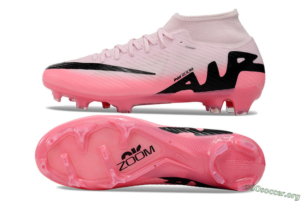 Nike Air Zoom Mercurial Superfly 9 Academy FG Football Boots - Pink/Black 1