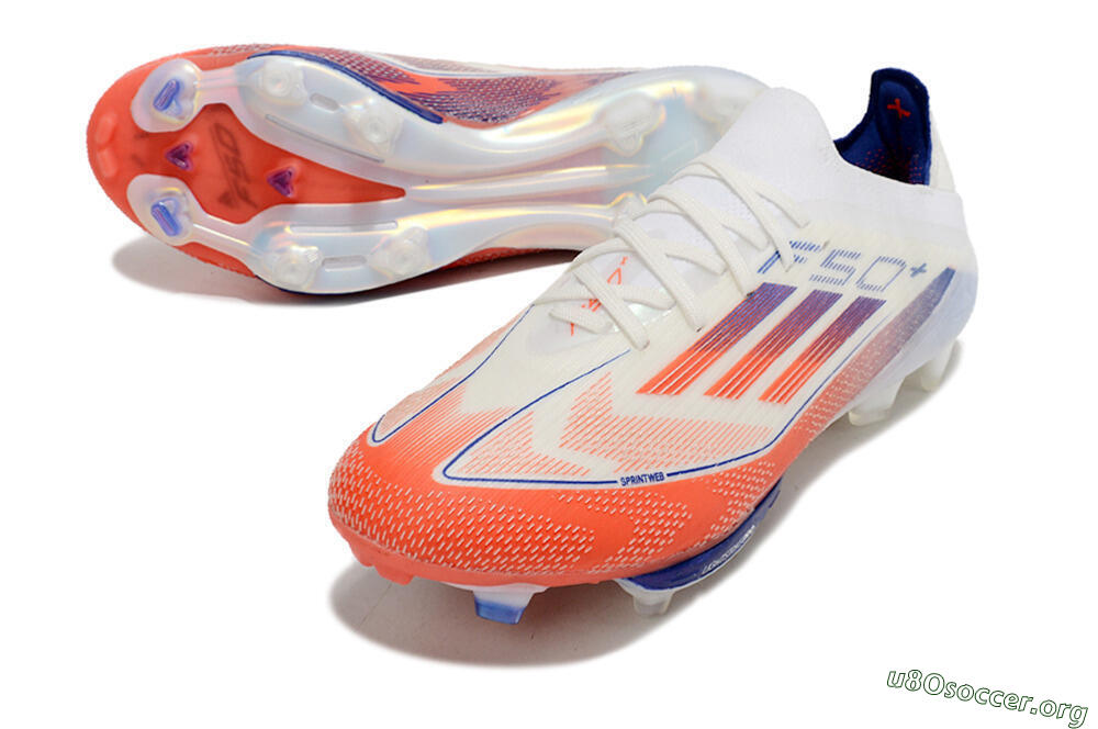 Adidas F50 Adizero FG Football Boots - Red/Blue/White 0