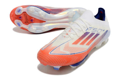 Adidas F50 Adizero FG Football Boots - Red/Blue/White