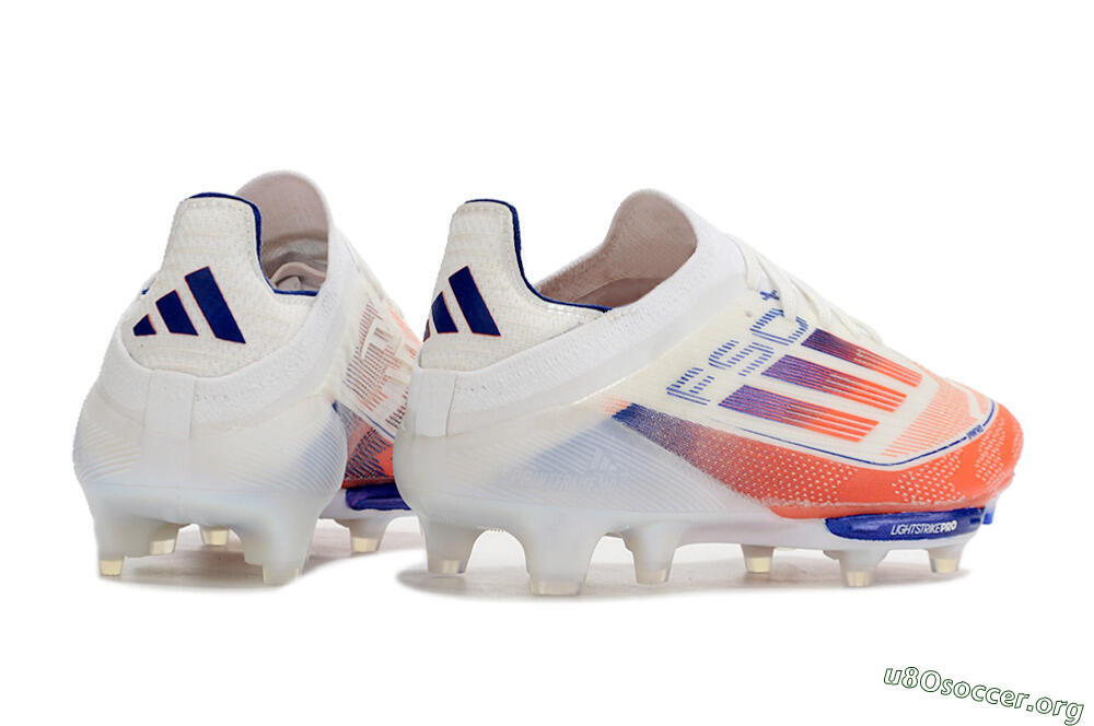 Adidas F50 Adizero FG Football Boots - Red/Blue/White 6