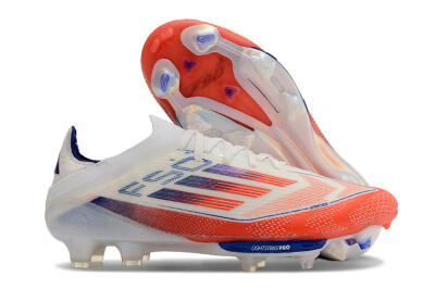 Adidas F50 Adizero FG Football Boots - Red/Blue/White