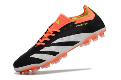 Adidas Predator 24 Elite AG Football Boots - Black/white/Red/Yellow