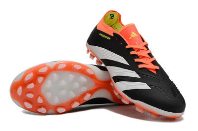 Adidas Predator 24 Elite AG Football Boots - Black/white/Red/Yellow