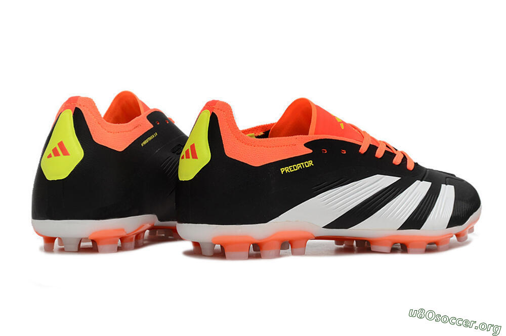 Adidas Predator 24 Elite AG Football Boots - Black/white/Red/Yellow 6
