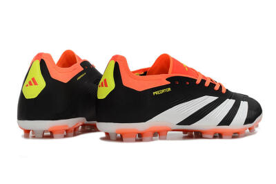 Adidas Predator 24 Elite AG Football Boots - Black/white/Red/Yellow