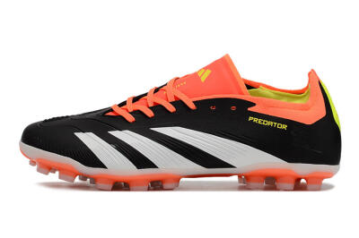 Adidas Predator 24 Elite AG Football Boots - Black/white/Red/Yellow