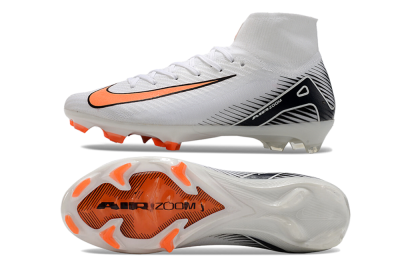 Nike Air Zoom Mercurial Superfly 10 Elite FG Football Boots - White/Orange/Black