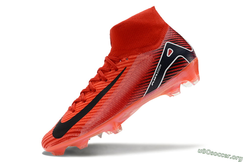 Nike Air Zoom Mercurial Superfly 10 Elite FG Football Boots - Red/Black/White 5
