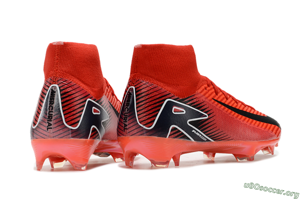 Nike Air Zoom Mercurial Superfly 10 Elite FG Football Boots - Red/Black/White 6